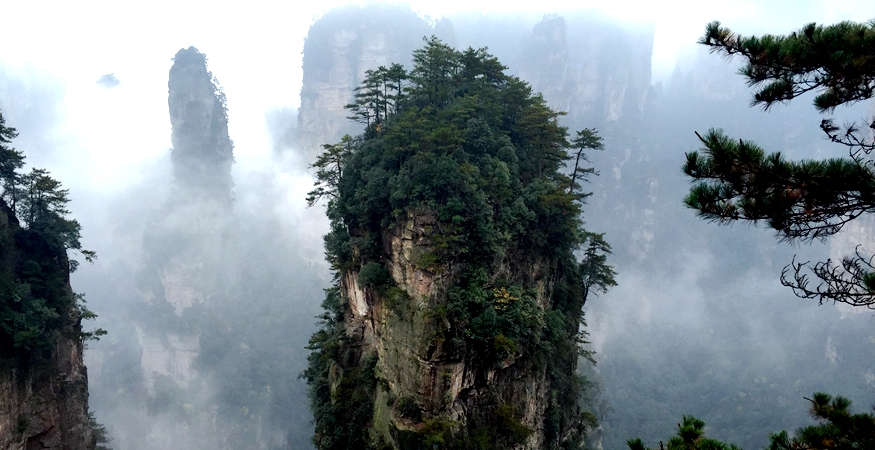 zhangjiajie national forest park-Avatar floating mountian