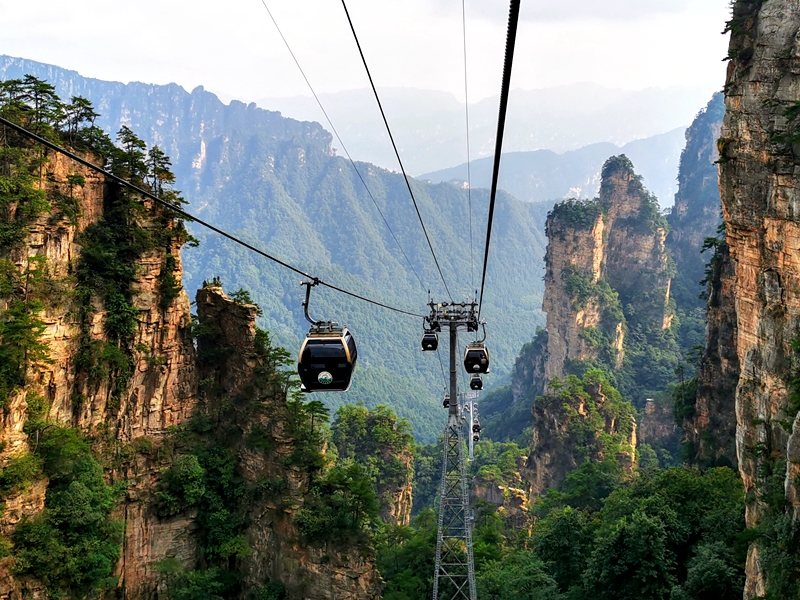 Zhangjiajie Tianzi Mountain Cable Way