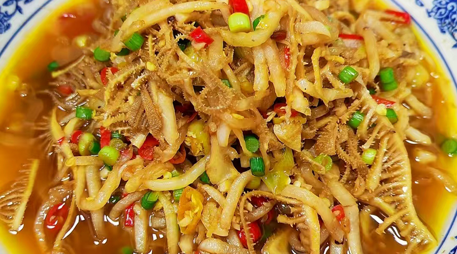Fried Shredded Ox Tripe with Sliced Bamboo Shoots