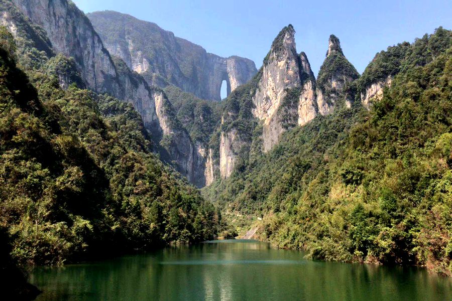 1 Day Bike Tour to Foothill of Zhangjiajie Tianmen Mountain