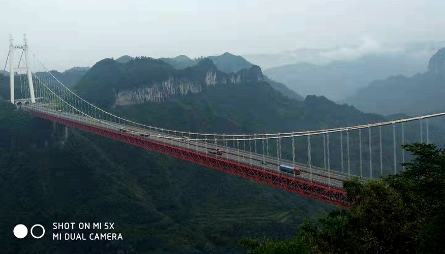 Aizhai Bridge in Jishou City