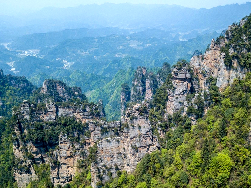 Yangjiajie Scenic Area in Zhangjiajie National Forest Park