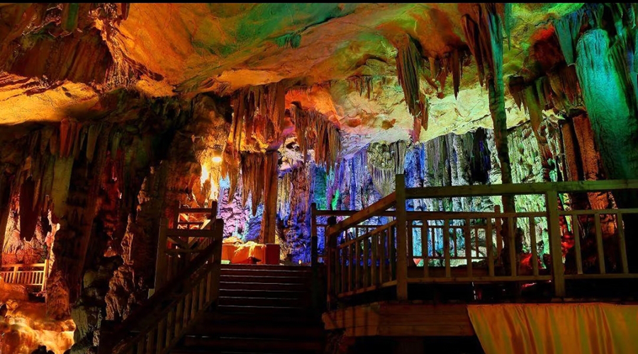 Reed Flute Cave underground landscape