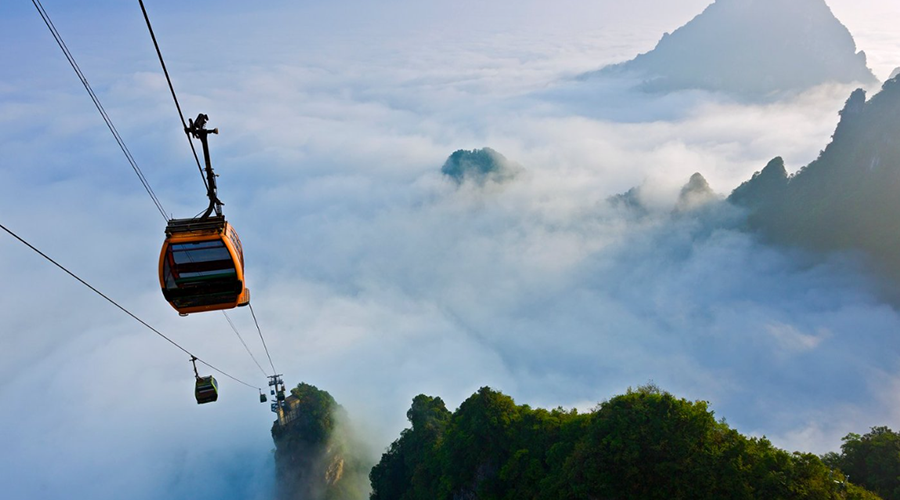 Tianmen Mountain Cableway - World's Longest Alpine Passenger Cableway