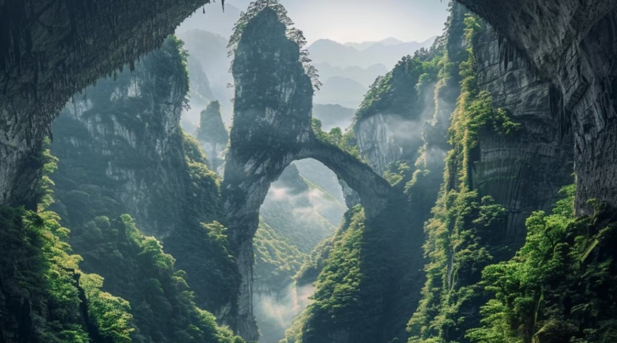 Wulong Karst Natural Bridges