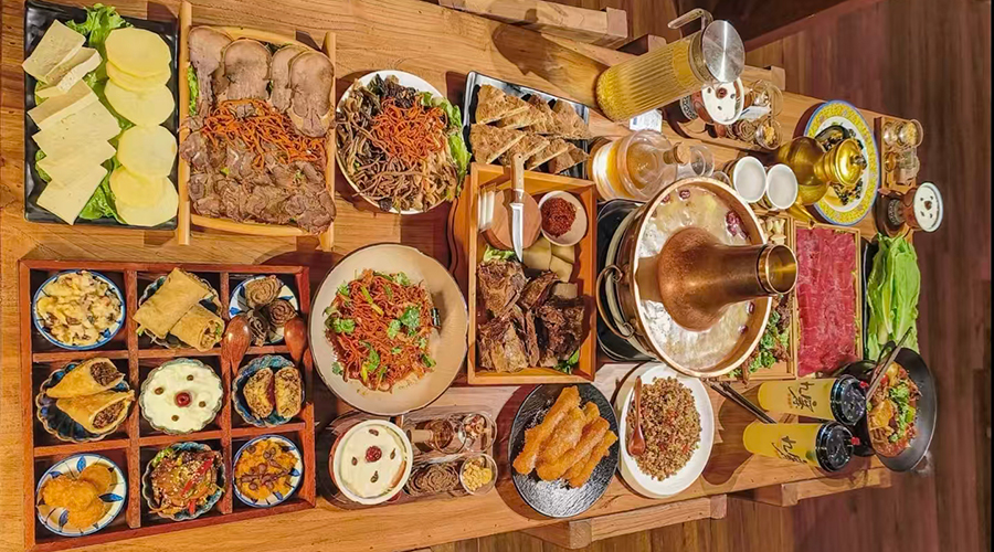Tibetan Hot Pot - Communal hot pot with various ingredients
